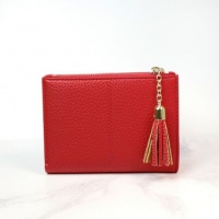 Faux Leather Compact Purse in Red by Peace of Mind